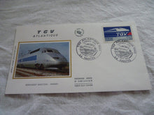 Charger l&#39;image dans la galerie, Enveloppe ferroviaire 1er jour TGV Atlantique 1989