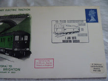 Charger l&#39;image dans la galerie, Enveloppe ferroviaire 1er jour - First day cover - London to Brighton electric Traction