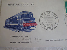 Charger l&#39;image dans la galerie, Enveloppe ferroviaire 1er jour République du Niger n° 01141