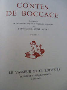 Les contes de Boccace