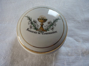 Boîte en porcelaine de Limoges 
