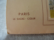 Charger l&#39;image dans la galerie, Carte postale dépliable Le Sacré-Coeur de Paris (vintage 1950)