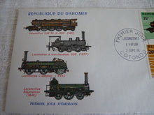 Charger l&#39;image dans la galerie, Enveloppe ferroviaire 1er jour - République du Dahomey