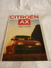 Charger l&#39;image dans la galerie, Prospectus Citroën AX - Année modèle 1987