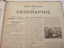 Charger l&#39;image dans la galerie, Livre de géographie cours primaire 1908