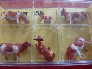 PREISER 155 - Vaches, taureau et veau - HO -