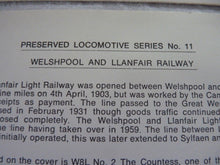 Charger l&#39;image dans la galerie, Enveloppe ferroviaire 1er jour - First day cover - 10 th Anniversary Welshpool Llanfair Railway