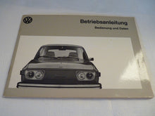 Charger l&#39;image dans la galerie, VOLKSWAGEN 412 E Notice  BETRIEBSANLEITUNG