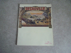 DECAUVILLE - Extrait du catalogue N°108 Matériel de Chemins de Fer (Réédition)