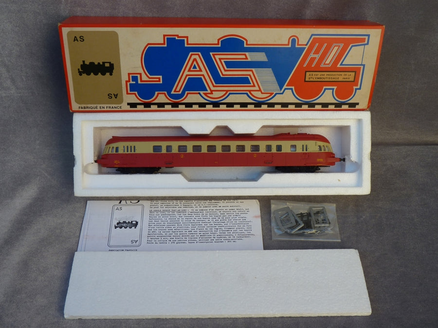 Autorail AS HO – XBDP 3629 2ème Classe SNCF – Modèle Réduit Analogique Occasion