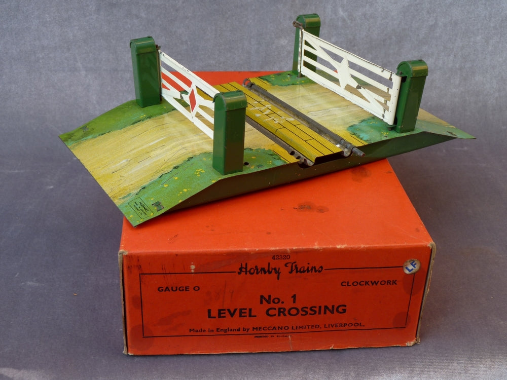 Passage à Niveau Hornby échelle O, N°1 Meccano, Fabrication Française 1950