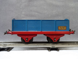 HORNBY wagon tombereau SNCF bleu (circa 1950) (0 vintage)
