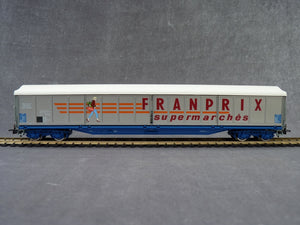 JOUEF HJ 6012 - wagon couvert à parois coulissantes FRANPRIX SNCF