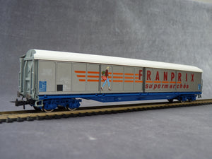 JOUEF HJ 6012 - wagon couvert à parois coulissantes FRANPRIX SNCF