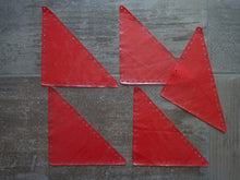Charger l&#39;image dans la galerie, MECCANO - 464 - 465 - Lot de 7 voiles en vinyle rouge (1982)