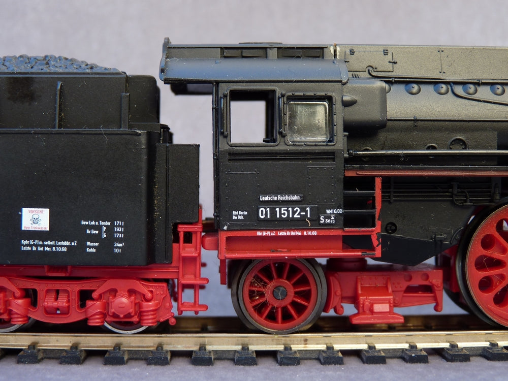 Boxpok Blue PIKO 50005 - Locomotive à vapeur Br 01 Reko de la DR roues Boxpok ...