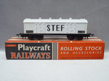 Charger l&#39;image dans la galerie, PLAYCRAFT - RAILWAYS PR 656 &quot;Bogie goods van (refrigerated)&quot;STEF (HO Vintage)