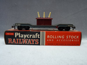PLAYCRAFT - RAILWAYS PR 658/2 Bogie well wagon with transformer (HO Vintage)