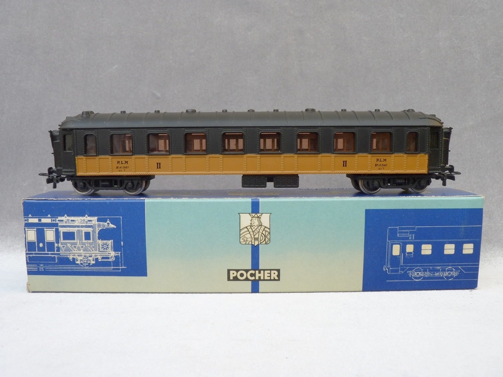 POCHER 226/2 Super Model - CARROZZA PLM di IIa classe - (HO Vintage)