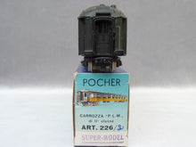Charger l&#39;image dans la galerie, POCHER 226/2 Super Model - CARROZZA PLM di IIa classe - (HO Vintage)