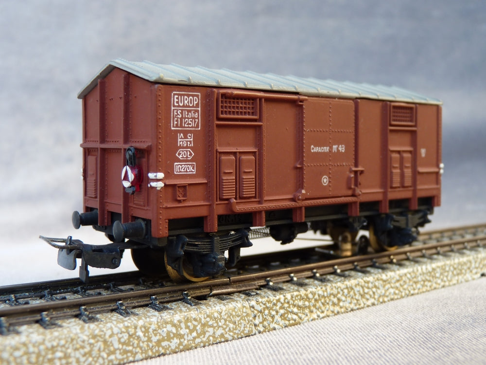Euroscale/CM-Laser H0 - Wagon De Marchandises Pour Trains Miniatures 6 6 Wagons De Marchandises Divers Fs