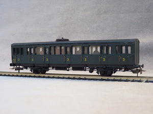 RMA 105 - Voiture mixte 2ème et 3ème classe SNCF ex PO.