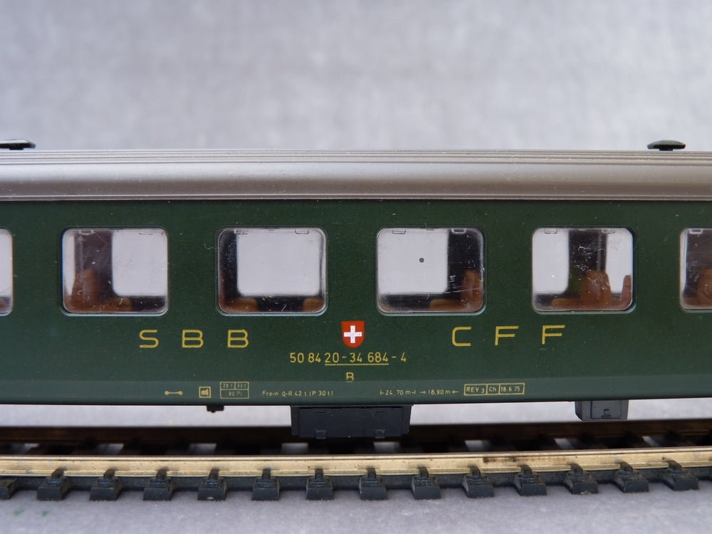Roco 44336 - Voiture Voyageurs 2ème Classe - Voiture Pour Enfants Barli Sbb Cff Ffs Ho 7414 Roco 44336 - Voiture Voyageurs 2ème Classe - Voiture Pour Enfants Barli Sbb Cff Ffs Ho 7414