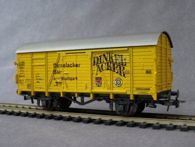 ROCO 4305C - Wagon à bière Bierwagen DINKELACKER BIER STUTTGART de la DB