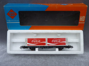 ROCO 4320 - Wagon plat à containers COCA-COLA de la DB