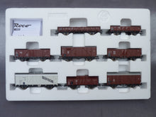 Charger l&#39;image dans la galerie, ROCO 44002 - Coffret 8 wagons marchandises DB