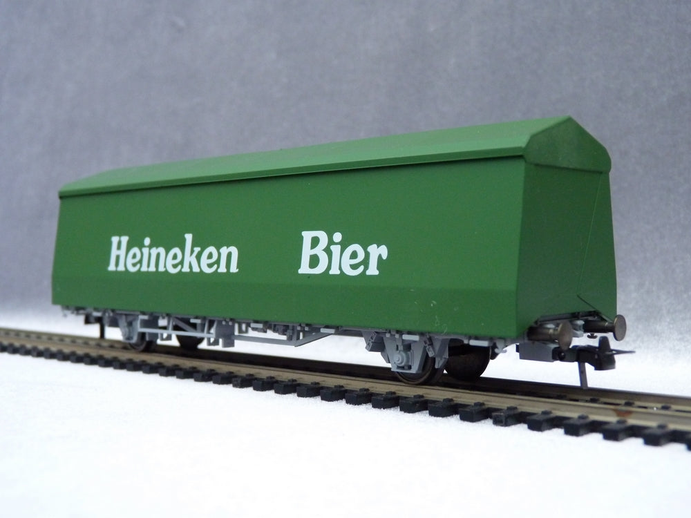 Wagon Bâché Long Vert PIKO – B Cargo 66323 – Modélisme Ferroviaire – NEUF