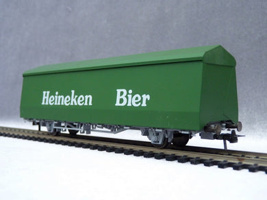 ROCO 46309 - Wagon bâché HEINEKEN BIER des NS