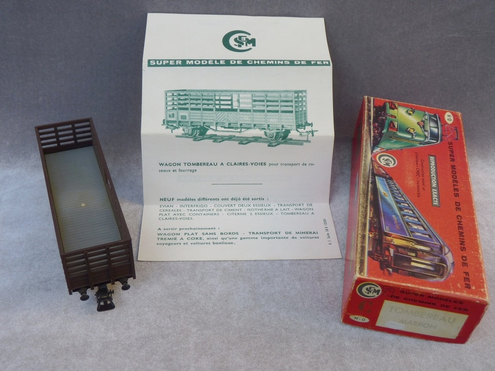 SNCF COLLECTOR TOUT METAL WAGON TOMBEREAU A BOGIES marque SNCF COLLECTOR TOUT METAL WAGON TOMBEREAU A BOGIES marque