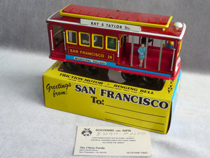 CABLE CAR SAN FRANCISCO - jouet à friction