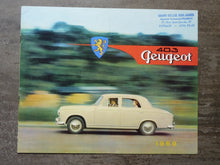 Charger l&#39;image dans la galerie, Peugeot 403 catalogue 1959