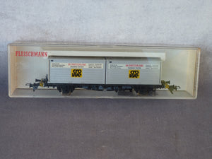 FLEISCHMANN 5235 - Wagon chargé de 2 containers CROWE
