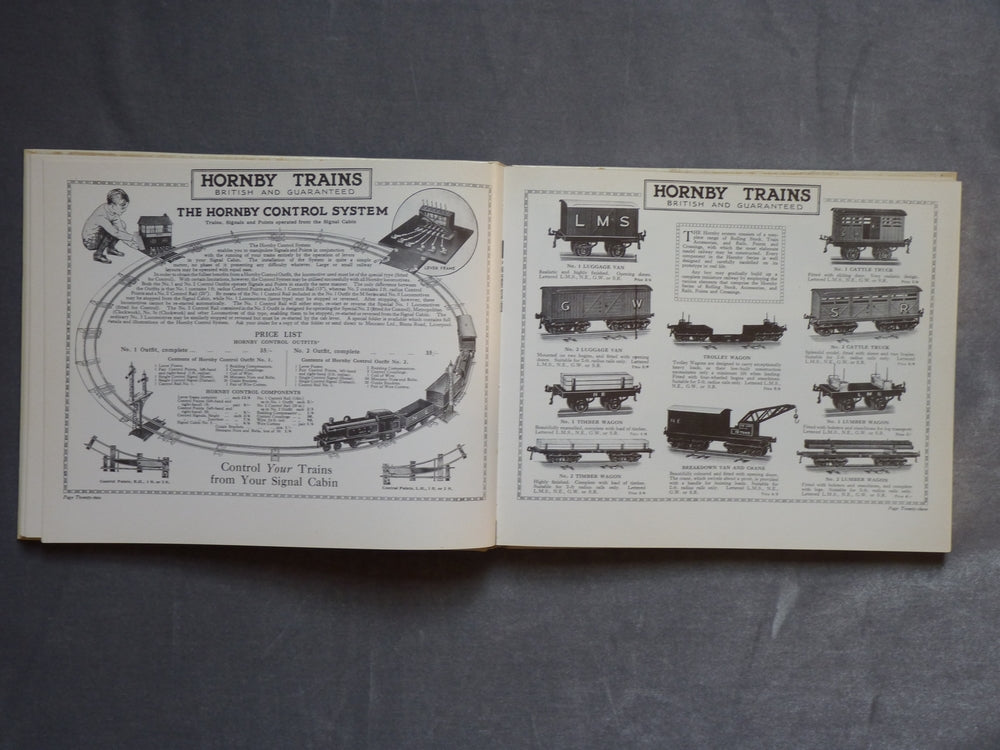 Catalogue Meccano Hornby Book Of Trains 1932/33 – Trains Réseau Accessoire Vintage