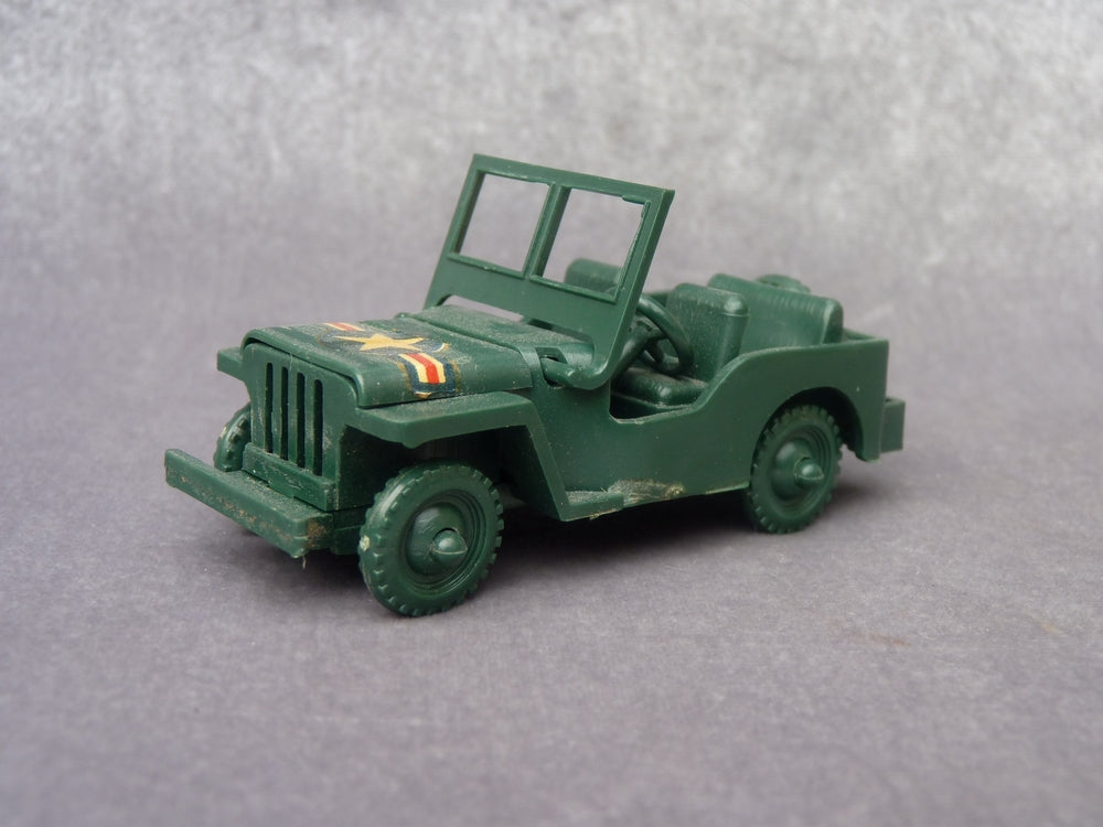 Jeep démontable en plastique Vintage