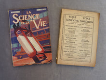 Charger l&#39;image dans la galerie, La science et la vie, année 1930  lot de 2 numéros  n°161- n°162