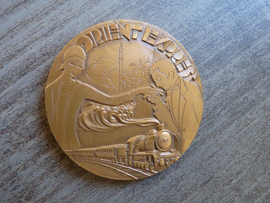 ORIENT EXPRESS - 1883 - 1977- 1982 - Médaille en bronze - C Gondard