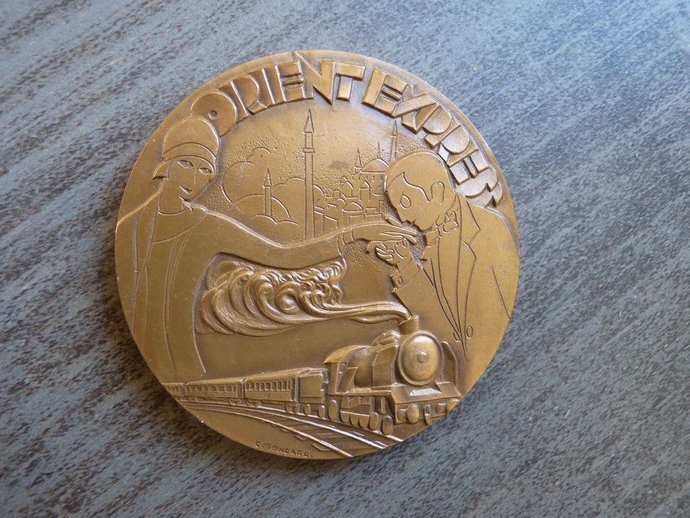 ORIENT EXPRESS - 1883 - 1977- 1982 - Médaille en bronze - C Gondard