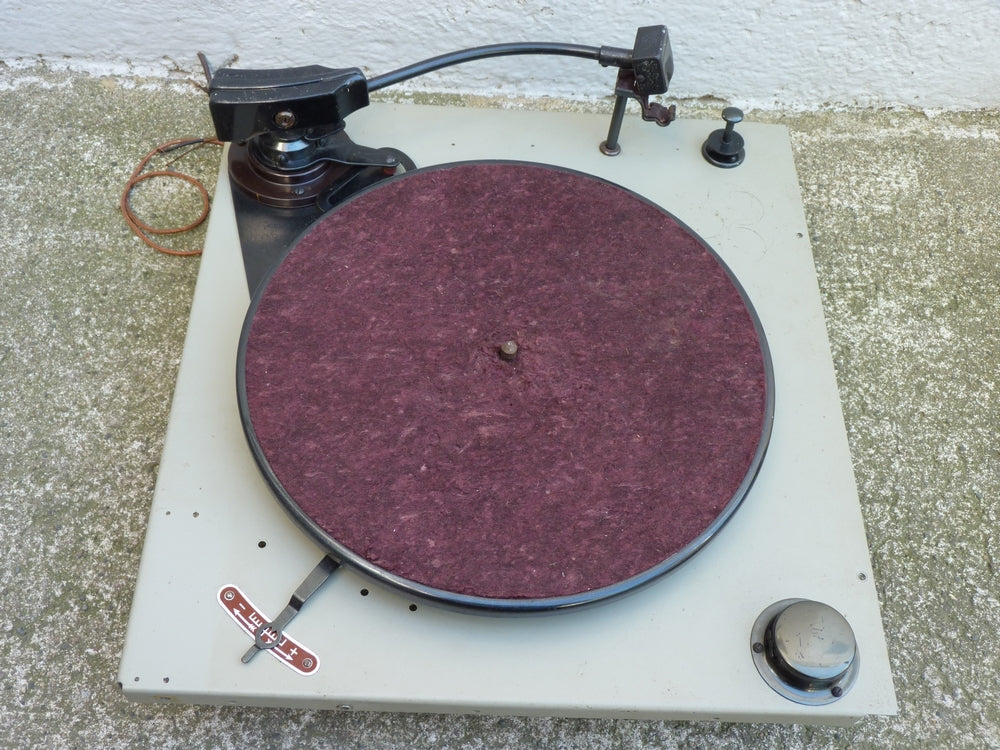 PATHE MARCONI platine de phonographe électrique (circa 1940)