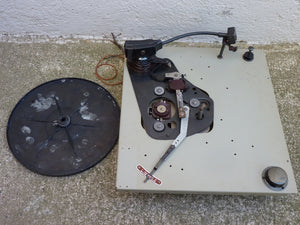 PATHE MARCONI platine de phonographe électrique (circa 1940)