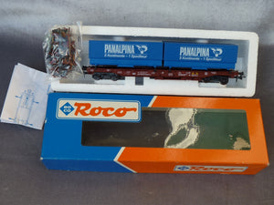 ROCO 46361 - Tiefladewagen Wagon poche PANALPINA