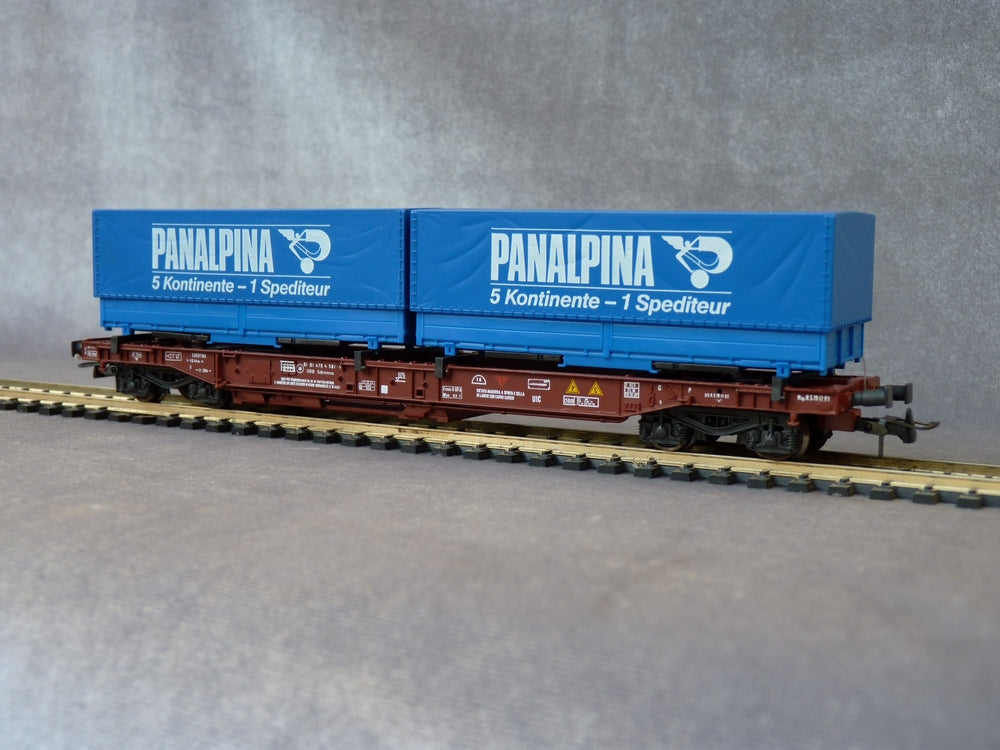ROCO 76007 HO Gauge StB Container Wagon Set (2) VI EUR 142,72 - FR
