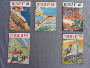Science et vie, année 1949, n°376, n°377, n°378, n°379, n°380, n°381, n°382, n°383, n°384, n°385, n°387