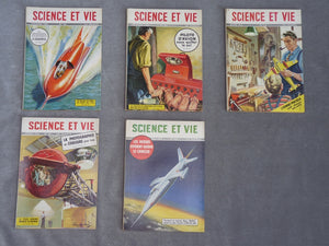 Science et vie, année 1953, n°424, n°425, n°426, n°427, n°428, n°430, n°431