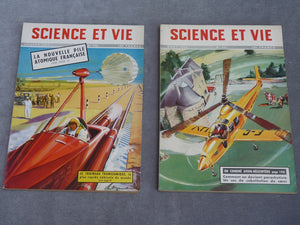 Science et vie, année 1953, n°424, n°425, n°426, n°427, n°428, n°430, n°431